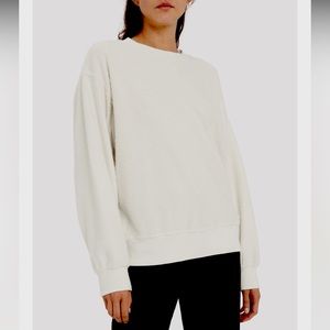 ANINE BING Lou Inside Out Terry Sweatshirt